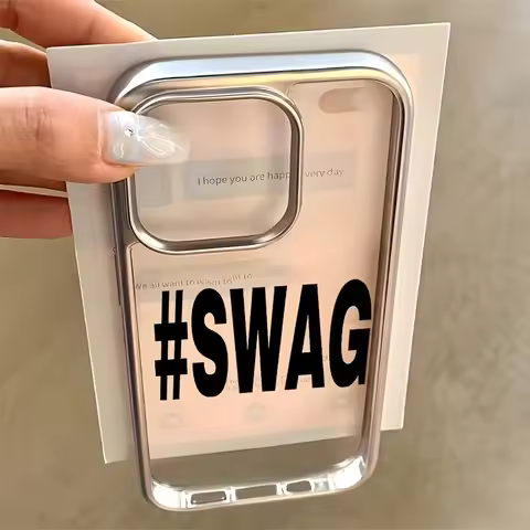 Simple SWAG Design Phone Case for iPhone 17 16e 16 15 14 13 12 11 Air Pro Max X XR XSMAX 8 7 Plus Lu