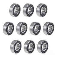 ♛1-10pcs 634 636 638 695 696 698 699 2RS RS Rubber Sealed Deep Groove Ball Bearing Miniature Bearing