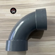RUCIKA PVC Elbow RadiusLARGE (D-LL) 2 PVC Pipe Fittings PVC Pipe Connector