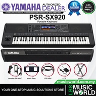 Yamaha PSR-SX920 61 Key Arranger Workstation Keyboard Complete Package (PSR SX920)
