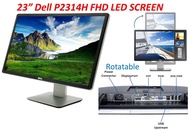 Used 24" Monitor Dell P2317H Full HD IPS LED Monitor P2417H Display Screen PC HDMI office work Monit