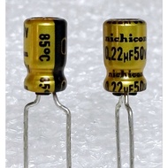 Nichicon SW 0.22uf 50v Capacitor