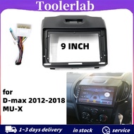 Car Radio Fascia for ISUZU D-max 2012-2018/MU-X 9 Inch 2Din MP5 Player Stereo Frame Panel