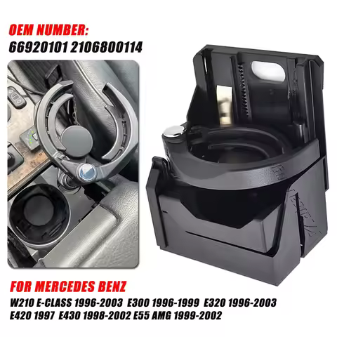 Beverage cup holder suitable for Mercedes-Benz W210 E300 E320 E55 AMG 2106800114 66920101