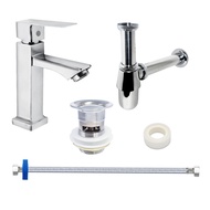 HomePro ชุดก๊อกอ่างล้างหน้า  GL-5120 สีเงิน แบรนด์ DONMARK