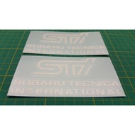 2Pcs/Pair Subaru Impreza Classic GC8 STI WRX fog lamp cover decals stickers replacement