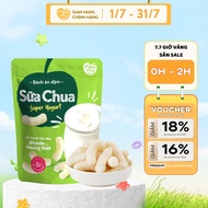 Bánh ăn dặm vị sữa chua nguyên chất Mămmy que ngắn tan trọng miệng dễ tiêu hóa 25 gram