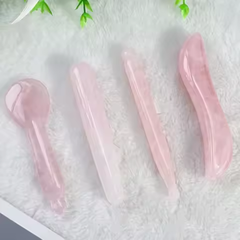 Reduce Puffiness Jade Eye Massage Stick Face Lifting and Tightening Skin Scraping Guasha Face Massag