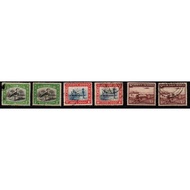 South West Africa 1931-37 Definitives with English and Afrikaans pairs