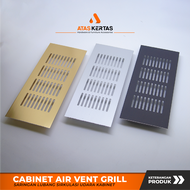 Lubang hawa aluminium / Saringan lubang ventilasi sirkulasi udara lemari kabinet kitchen set