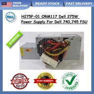 H275P-01 ORM117 Dell 275W Power Supply For Dell 740,745 PSU