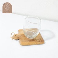 DT01-11 Low-Shaped Glass With Smooth Pattern 9.5 Cm.