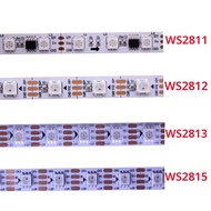 WS2812B WS2811 WS2815 WS2813 RGBIC LED Strip WS2812 30/60/144 พิกเซล/Leds/m แอดเดรสแอดเดรสสมาร์ทเทป 