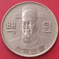 Uang Koin Kuno 100 Won Korea Selatan Tp-45