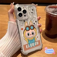Fashio Labubu Clear Casing For OPPO Find X8S X8 X7 Ultra X6 X5 X3 Pro X2 Reno 4 3 2 2Z 2F Z ACE 2 5G
