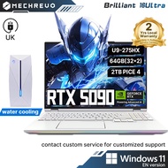 MECHREVO Gaming Laptop Brilliant 16Ultra (Intel U9-275HX/64GB RAM/2TB SSD/NVIDIA GeForce RTX 5090/24