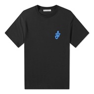 [Barium International] JW ANDERSON Black Short-Sleeved Chest Small LOGO T-Shirt Italy Daigou Europea
