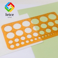 LETCE Draw A Circle Template Ruler Drawing Tools Special Ruler For Drawing Circle Drawing Template R