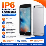 IP6 Refurbished Used Smartphone 16GB 32GB 64GB 128GB Second Hand Phone Malaysia Delivery COD Install