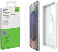 Belkin ScreenForce InvisiGlass Tempered Glass for Samsung Galaxy S25 Ultra, Antimicrobial Scratch-Re