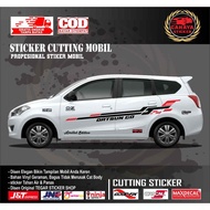 Datsun Go car sticker, Datsun Go car sticker, car strip sticker, car body variation motif sticker