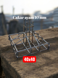 Cakar ayam ukuran 40x40 besi 10 mm sni