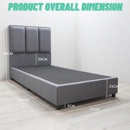 LOFT Design OLIVE single and super single size divan bed frame/ katil divan murah