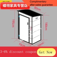 YQ54 Write Outdoor Tool Room Garden Locker Simple Iron-Made House Mobile Container Balcony Kitchen Outdoor Movable Board