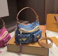 全場最平‼️LV baggy 牛仔單肩包