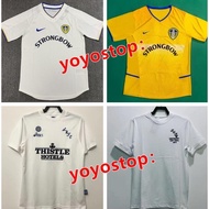 Top Quality Retro 2000-96 Leed.s Soccer Football Jersey T-shirt Sports Jerseys Fans Version S-2XL