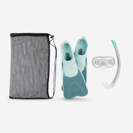 SUBEA Kids Snorkelling Fins Mask Snorkel Set ชุดอุปกรณ์ดำน้ำ สำหรับเด็ก ประกอบด้วย ฟินดำน้ำ หน้ากาก 