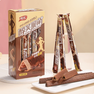 Chocolate-Filled Oat Energy Bar Wafer Sandwich Cookies 500g 威化饼干