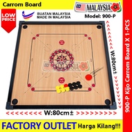 【Free Gift】 KIJO 900-P Standard Model Wood Carrom Board 80cm±X80cm± Papan Carrom Board #900-P #Kijo 