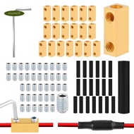 20pcs 8 Gauge Wire Connectors,8 AWG Docking Connector Quick Wiring Connection Terminal 20A Wire Term