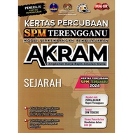 BUKU LATIHAN ( 2025 ) : KERTAS PERCUBAAN SPM TERENGGANU AKRAM SEJARAH ( KERTAS PERCUBAAN SPM TERBAHA