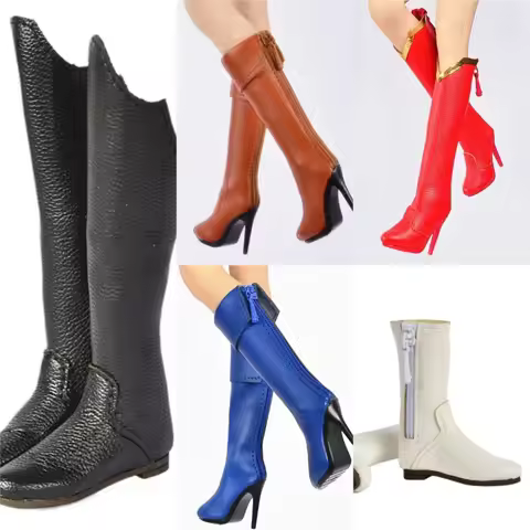 1/6 Scale Female Hollow Flat Shoes Solid Color Multiple Styles Shoes Model Fit TBLeague Phicen UD Ac