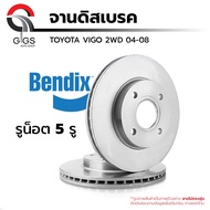 Front Brake Disc TOYOTA Vigo 2WD 4WD champ 2WD 4WD Smart 2WD Brand [BENDIX] 100% Genuine Per 1