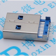 3.0A Male USB Type A Male Socket AM USB Plug Countersunk Type USB Interface 3.0 High Speed Transmiss