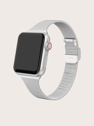 Correa de reloj compatible con Apple Watch simple de metal