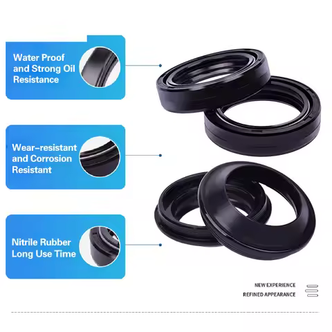 37x50x11 Motor Bike Front Fork Oil Seal 37 50 Dust Cover For Honda CB500 FOUR CB CB500S CBR500 TWIN 