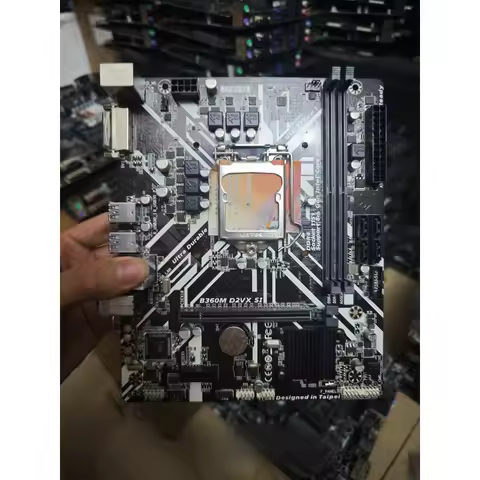 Used mATX Motherboard for GIGABYTE B360M D2VX SI LGA1155→LGA1151 B360 DDR4 M.2 DVI VGA