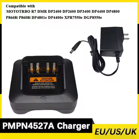 PMPN4527A Desktop Chargers Compatible with MOTOROLA R7 DMR DP2400 DP3400 DP4801e DGP8550e XPR7550e X