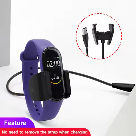 Charger Cable For Xiaomi Mi Band 6 5 4 Miband 5 Smart Wristband Bracelet For Mi band 5 6 Charging ca