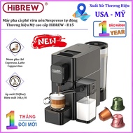 Automatic capsule coffee maker, Espresso, Cappuccino and Latte. HiBREW brand - H15