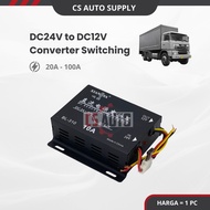 DC 24V to 12V Converter Step-down Power Supply Convertor Switching 20A 30A 40A 45A 60A CS Transforme