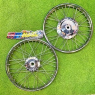 SET RIM 17 x 1.40 HUB CHROM PNP MOTOR HONDA ICON, BEAT v1 v2 , CLICK DAN YANG SAMA DENGANYA