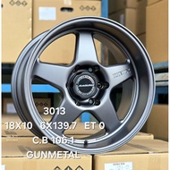 [1 SET] 4X4 RAGUNA ZZYZX 18X10JJ ET0, 18X9JJ ET0, 16X8 ET-5 6H139.7 /6H114.3 GLOSSY BLACK, GLOSSY GU