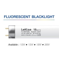 LEKESI T8 FL15T8/BL 1.5feet 15W insect black light UV tube