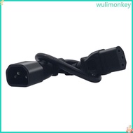 WU IEC 320 C13-C14 Extension Cord IEC C14 Male to C13 Female Adapters Connectors