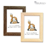 Minimalist Photo Frame - 5R (12x17 cm) - 5R Light Brown & Brown Photo Frame